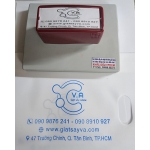 Dấu đóng bao bì 12x8.5cm + lọ mực chính hãng