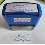 Dấu chữ ký kèm tên