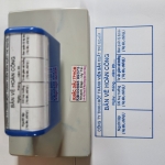 Dấu Hoàn Công liền mực 12 x 6 cm đã châm mực 