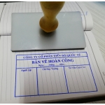 Dấu hoàn công 10 x 6 cm