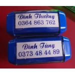 Dấu tên + ĐT Trodat  ( Châu Âu )