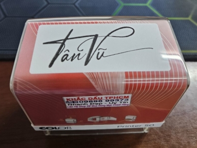 Cập nhật ngay địa chỉ làm con dấu chữ ký tên lấy ngay uy tín