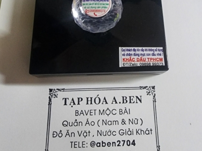 Cung cấp mực con dấu chính hãng, giá tốt | KHẮC DẤU LÊ GIANG