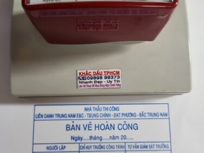 Dấu hoàn công I Chất lượng cao, giá thành tốt nhất