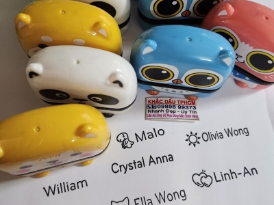 Giới thiệu đơn vị khắc con mộc in lên cao su, da lấy ngay trong ngày