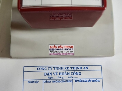 Gợi ý bạn địa điểm làm mộc dấu hoàn công lấy ngay trong ngày