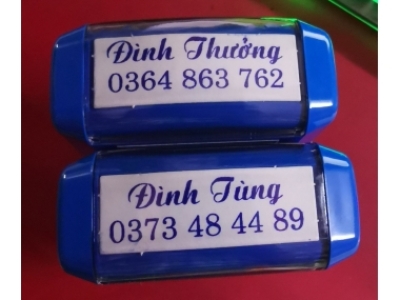 Hướng Dẫn Đặt Làm Con Dấu Tên Kèm Số Điện Thoại Chất Lượng Cao