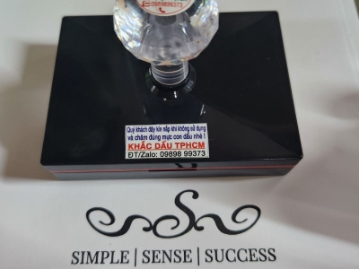 Khắc con dấu gần đây nhất tại khu vực nội thành TPHCM