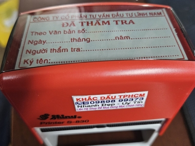 Khắc con dấu hoàn công giá tốt | KHẮC DẤU LÊ GIANG