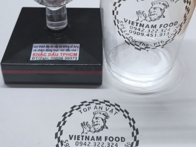 Khắc dấu đóng bao bì | Làm con dấu đóng bao bì chất lượng giá tốt