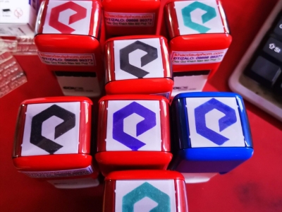 Khắc dấu logo thương hiệu theo yêu cầu | Lê Giang