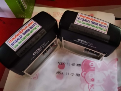 Khắc dấu ngày tháng năm xoay | Khắc dấu giá rẻ, uy tín