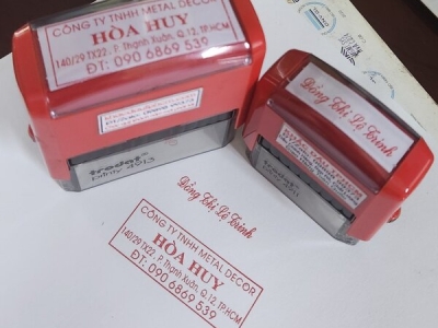 Khắc dấu số điện thoại I Sản phẩm chất lượng cao, giá rẻ