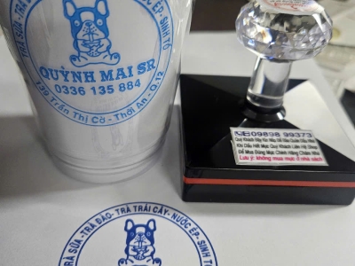 Chuyên nhận khắc dấu tròn chính xác chất lượng, giá rẻ