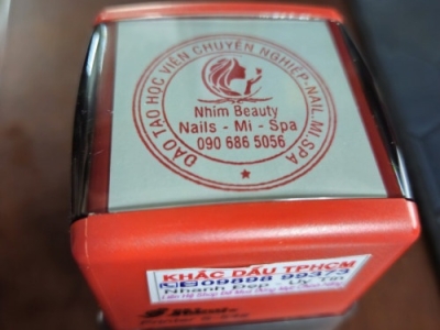 Khắc dấu vuông công ty giá rẻ | Khắc dấu đẹp, nhanh lấy liền
