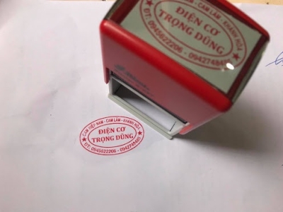 Khắc mộc dấu oval elip nhanh chóng | Đảm bảo mực sắc nét rõ ràng