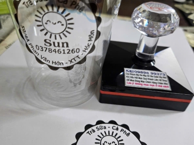 Làm Con Dấu In Trên Ly - Nhanh, Đẹp, Giá Rẻ Tại TPHCM