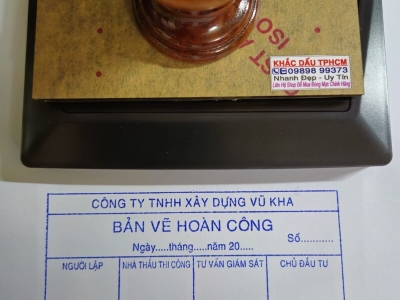 Khám phá công ty khắc dấu hoàn công cho dự án chuyên nghiệp lấy liền