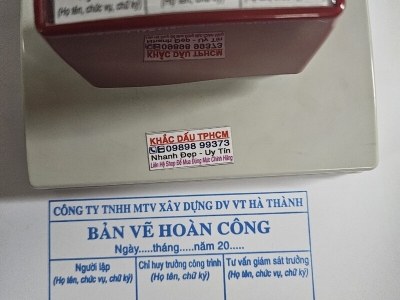 Khám phá công ty làm con dấu giá rẻ uy tín Cần Thơ