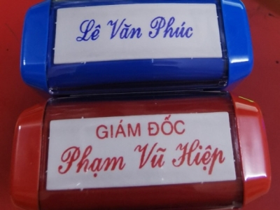 Làm con dấu cá nhân | Khắc dấu tròn dấu vuông chuyên nghiệp