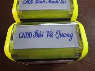 Thiết kế và làm con dấu chữ ký đẹp theo yêu cầu của khách