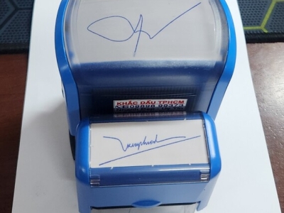 Làm con dấu chữ ký lấy ngay trong ngày | Đơn vị đáng tin cậy