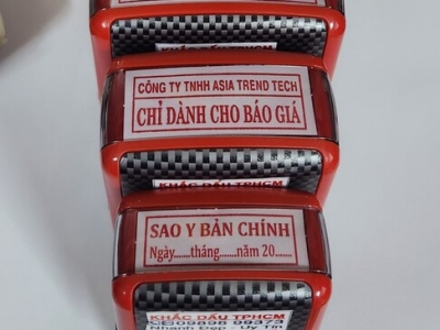 Làm con dấu chữ nhật lấy ngay trong ngày | Giá tốt nhất