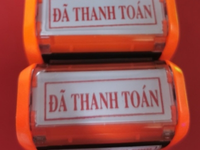 Làm con dấu đã thu tiền | Con dấu đã chi tiền nhanh chóng tại HCM