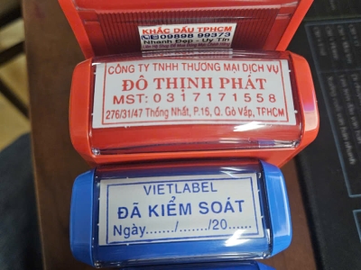 CUNG CẤP DỊCH VỤ LÀM CON DẤU ĐÃ THU TIỀN QUẬN GÒ VẤP