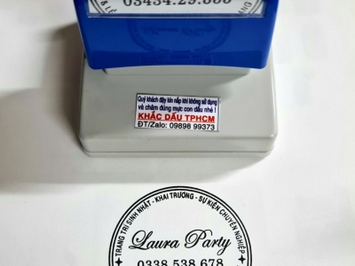 Làm con dấu đóng bao bì | Chuyên làm con dấu đóng báo bì chất lượng
