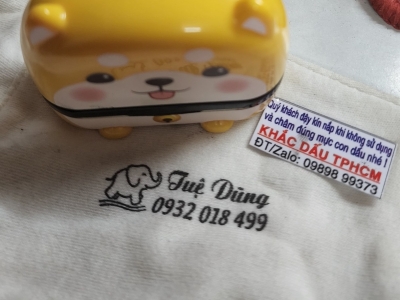 Làm con dấu đóng vải | Khắc dấu đóng vải chuyên nghiệp nhanh chóng