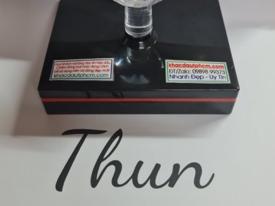 Làm mộc dấu đóng lên vải đảm bảo sản phẩm chất lượng tốt nhất