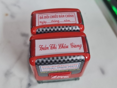 Làm mộc dấu Đồng Tháp mực sắc nét, rõ ràng - Độ bền cao