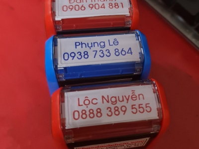 Làm mộc dấu Sóc Trăng rõ nét - Đều màu và không phai