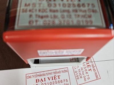 Lưu ngay nơi chuyên làm con dấu vuông công ty hộ kinh doanh uy tín