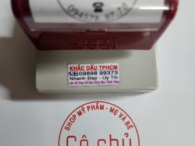 Mách bạn địa chỉ làm con dấu in hộp giấy chất lượng