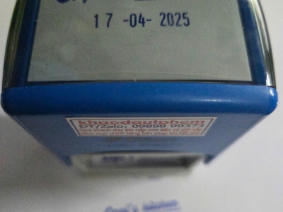 Nơi chuyên Khắc dấu ngày tháng chính xác tại TP.HCM