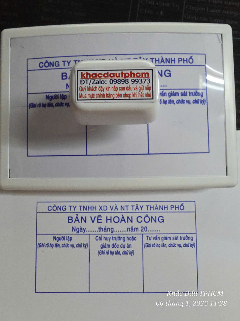 Dịch vụ khắc dấu vuông TPHCM