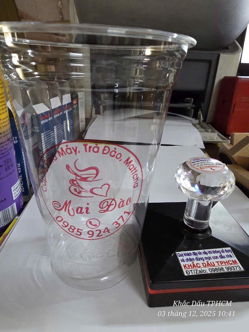 in ly nhựa PET theo yêu cầu hcm