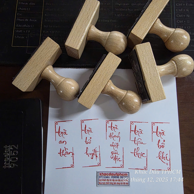 Khắc dấu in bao bì giấy