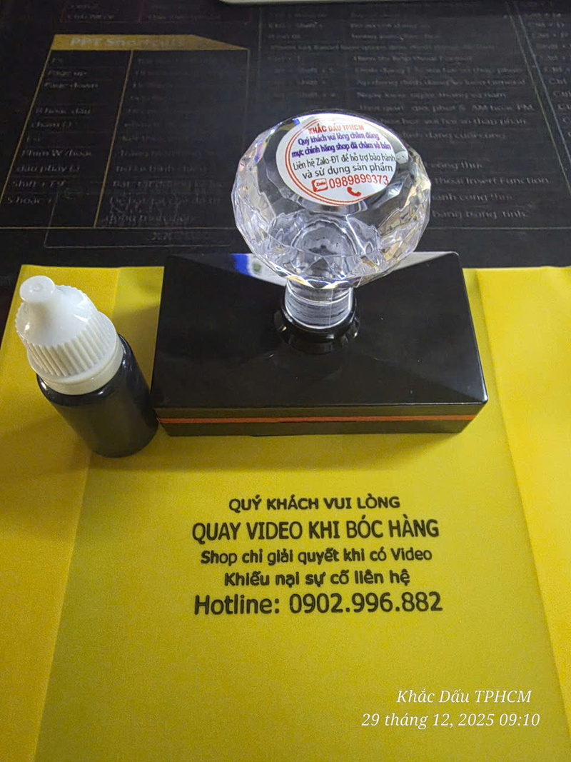 Làm dấu vuông đẹp TPHCM