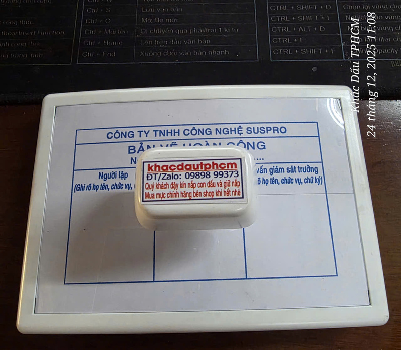 Làm dấu vuông đẹp TPHCM